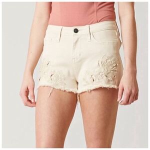 Daytrip Womens Capriscorn High Rise Cutoff Shorts Sz 26